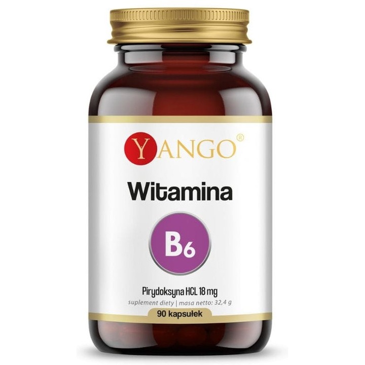Хранителна добавка Янго 90 капсули Витамин B6