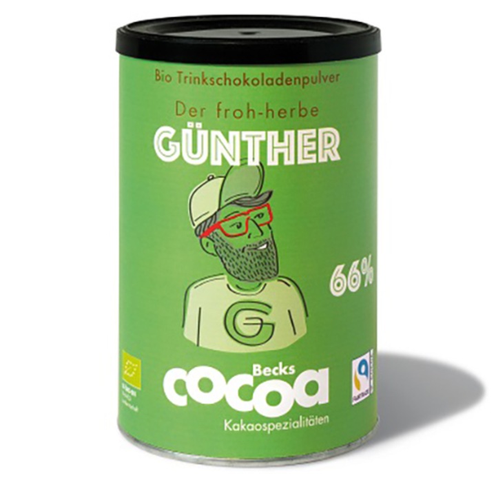 Becks BIO 66% forrócsokoládé, 300g