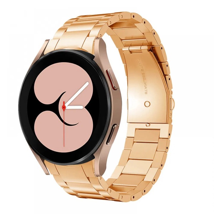 Samsung Watch 4/5 fém óraszíj,20mm, RoseG (CEL-STRAPWATCH4ME-RG)
