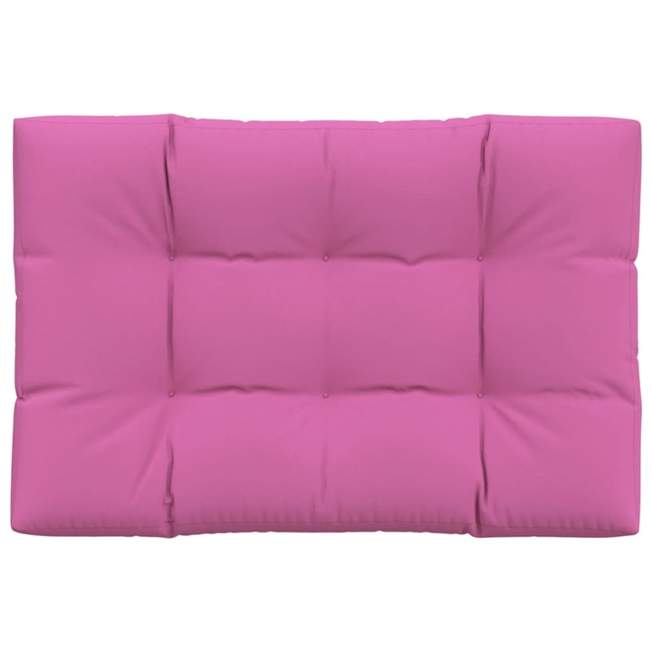 Perna de paleti vidaXL, multicolor, 120x80x12 cm, material textil, 3.95 Kg