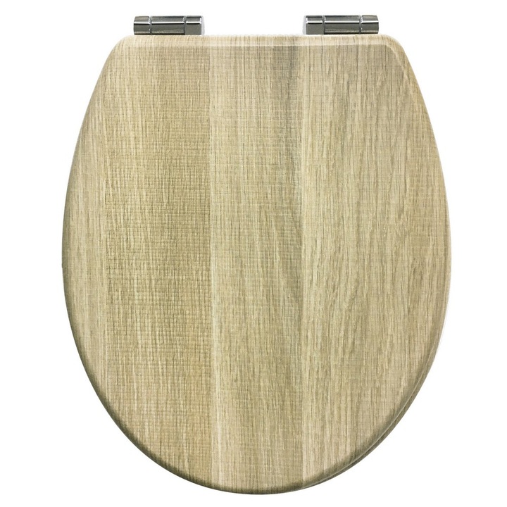 Капак за тоалетна чиния, AWD Интериор, MDF, Natural