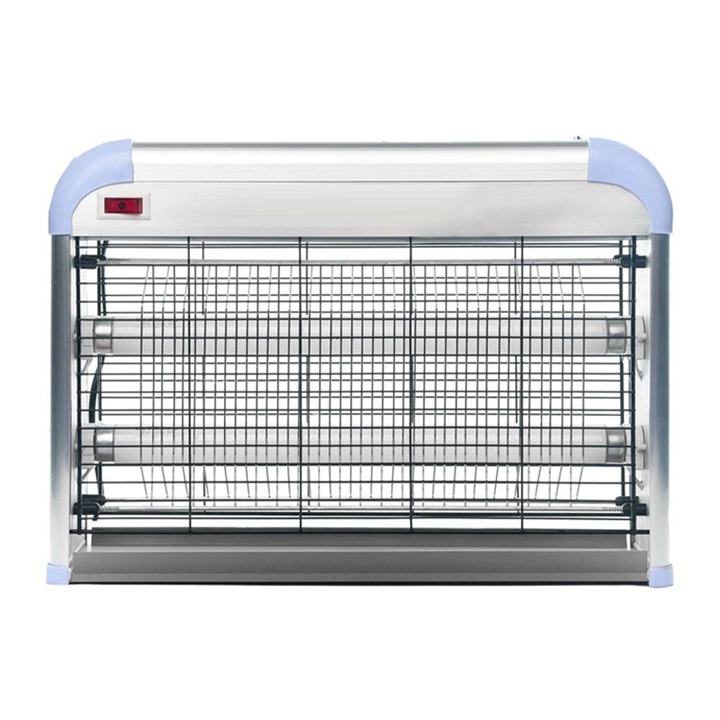 SIKS rovarellenes ultraibolya lámpa, UV, 30 W, szürke