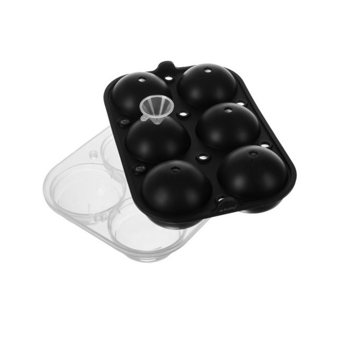 6 darabos Szilikon jéggolyó készítő forma