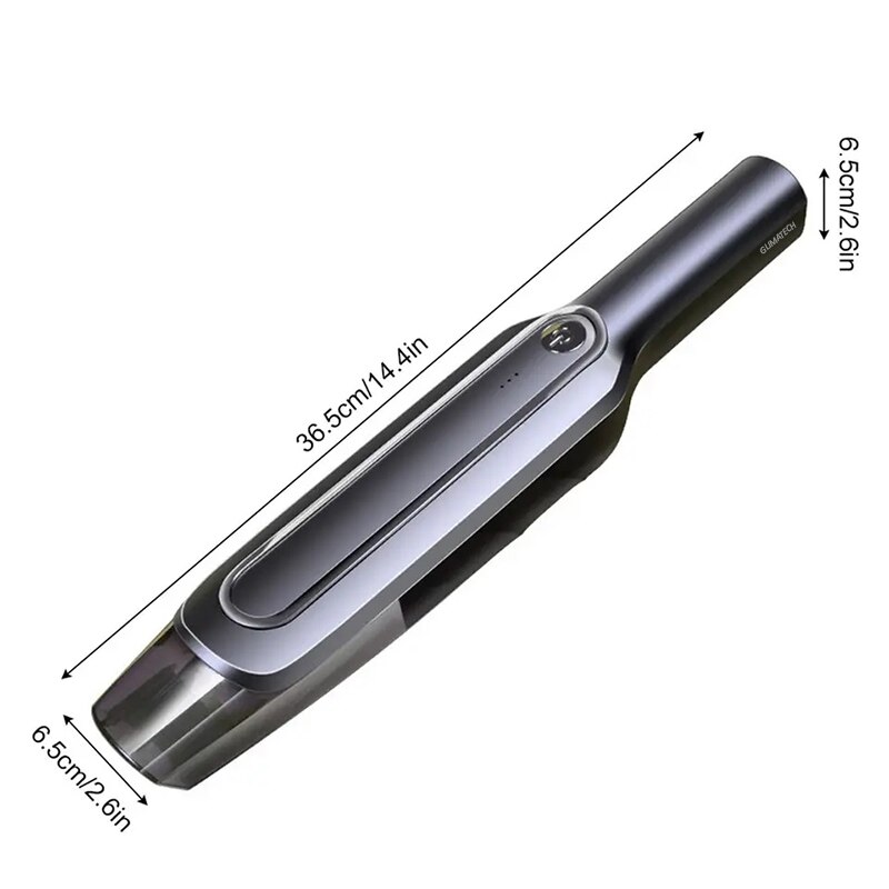 Прахосмукачка за кола GLIMATECH с кабел, Мощност 120W, Дължина на ...