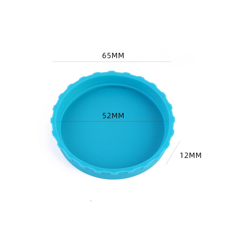 Set de 6 capace din silicon colorate, JENUOS®, pentru sticle de bere ...