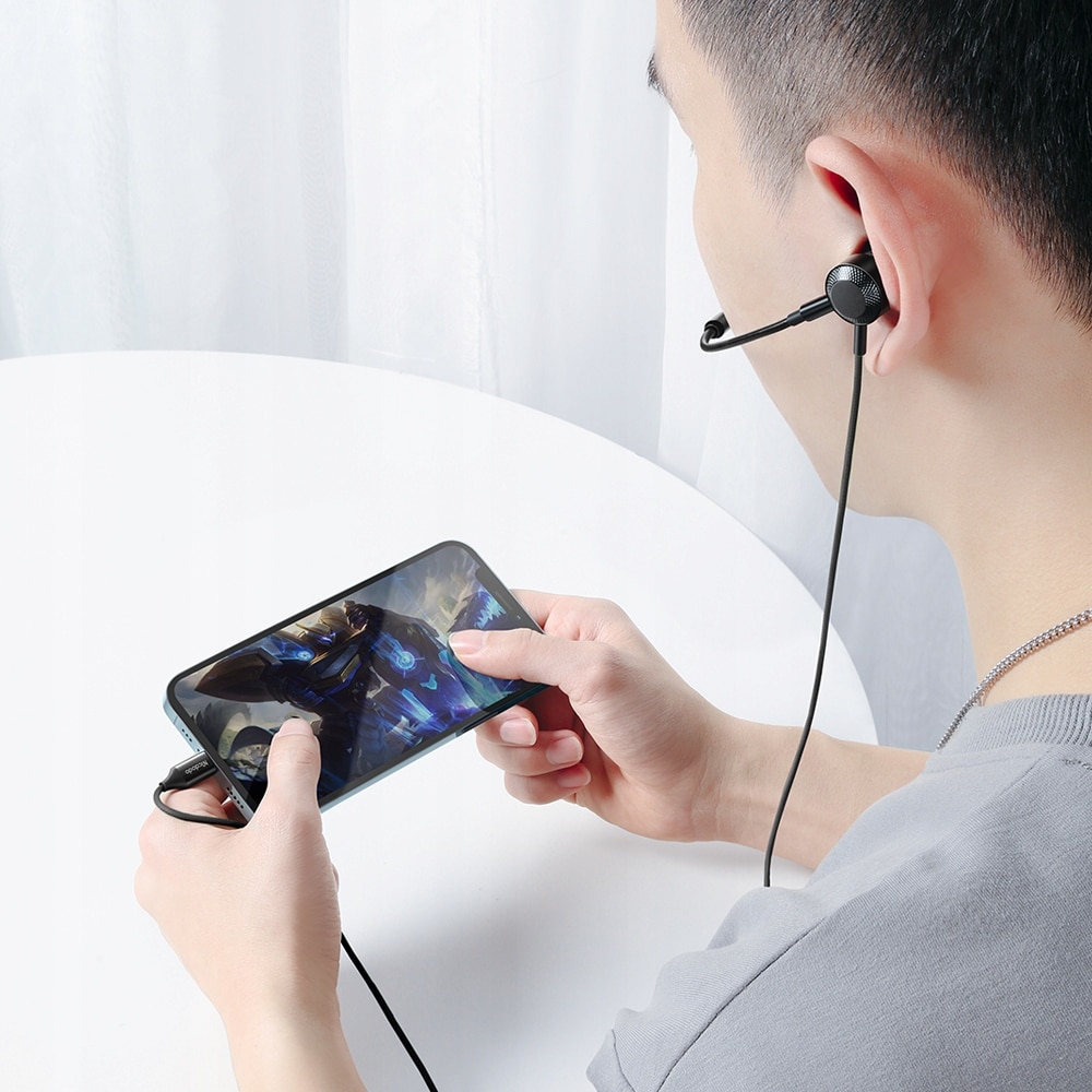 Casti Mcdodo, Cu Microfon, Gaming, Pentru iPhone, Negru