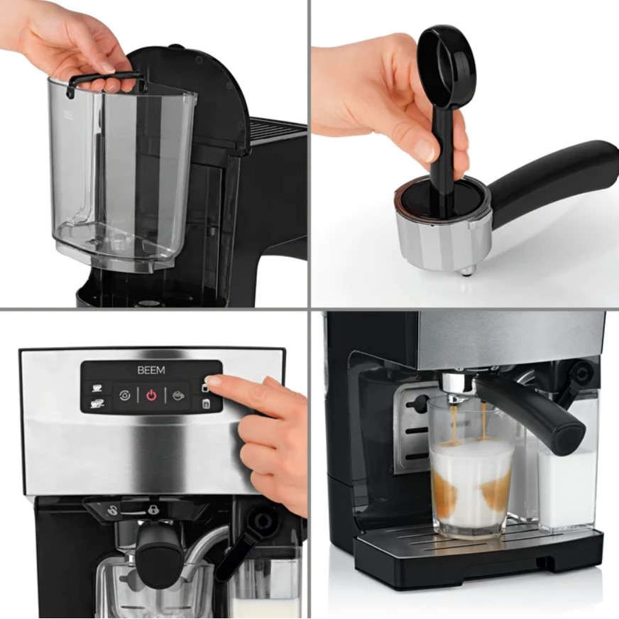 Espressor BEEM, Classico II, ideal pentru espresso, cappuccino, latte