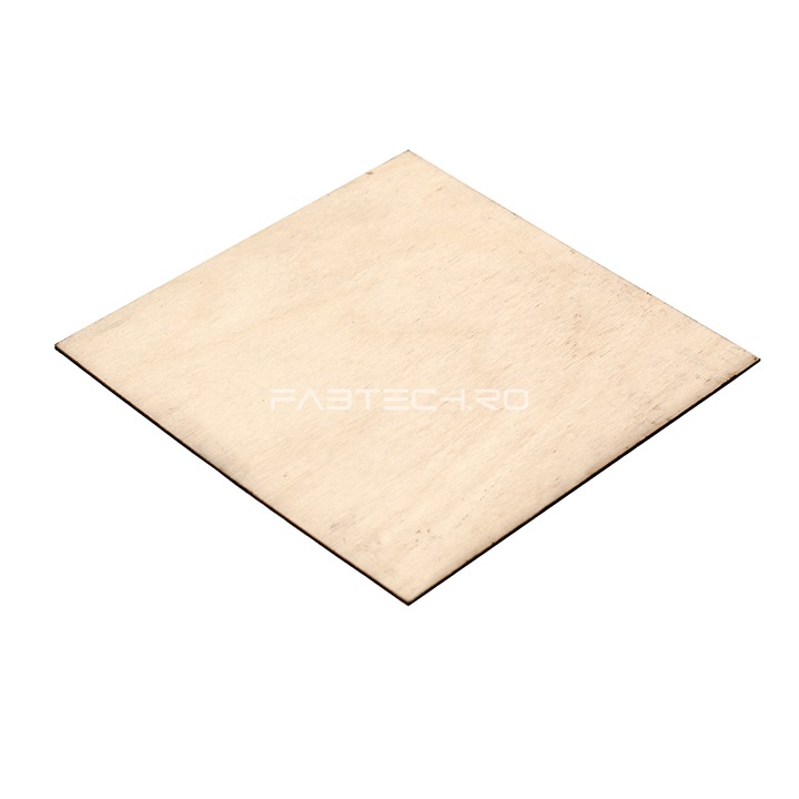 Шперплат от бреза, FabTech, 500x1000 mm, 3 mm, естествен
