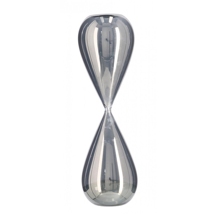 Clepsidra sticla argntie Kronos 12x39.7 cm