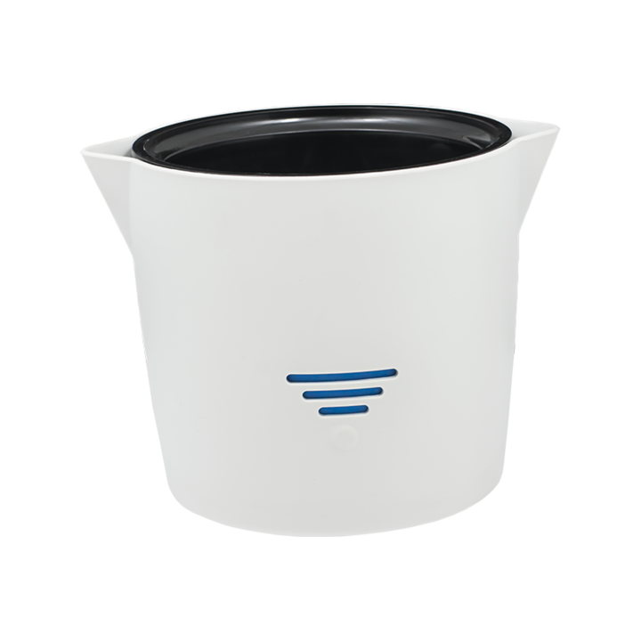 Саксия Hydrostab Hydro Pot Wifi 25, 25x19см, С кашпа и напоителна система, Интериорна и екстериорна, Цвят Бял