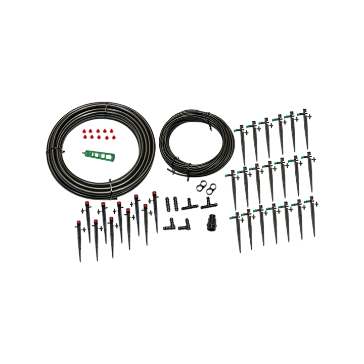 Set de irigare a ghiveciului pentru sistem de irigare pana la 30 de givece, Hydrostab, Agrodrip 30, 75 buc