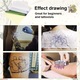 Set 50 hartii A4 de transfer pentru tatuaje, profesionale, din 4 straturi, pentru imprimanta si desenare manuala, 30 x 20.7 cm