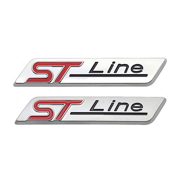 Set 2 embleme STline pentru aripi Ford
