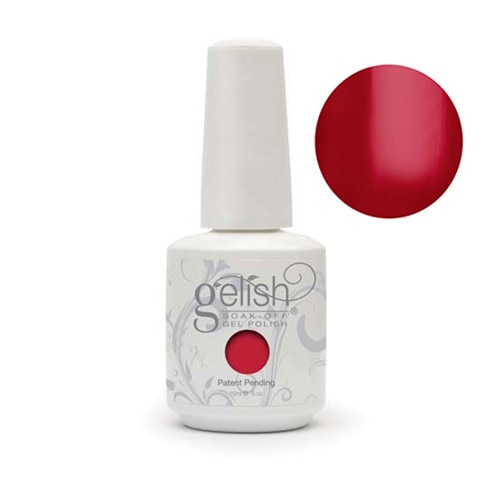 Gel Soak Off GELISH Hot Rod Red- Bright Red Crème 15 ml (.5 oz)