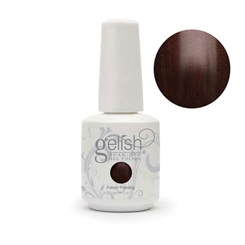 Gel Soak Off GELISH Sweet Chocolate - Deep Brown Frost 9 ml (.3 oz)