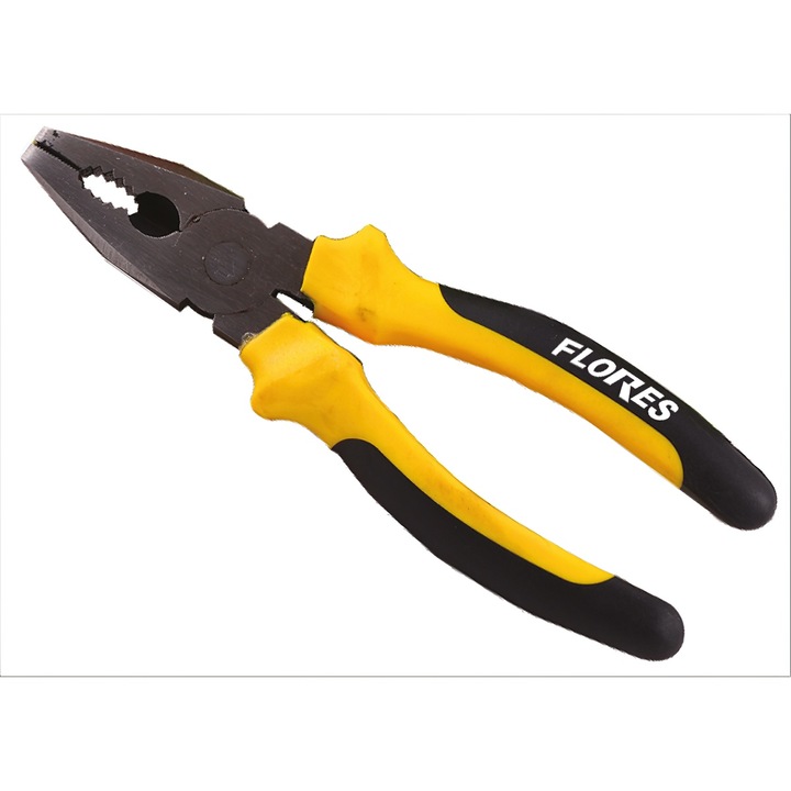 Клещи с жълта + черна дръжка No. 8