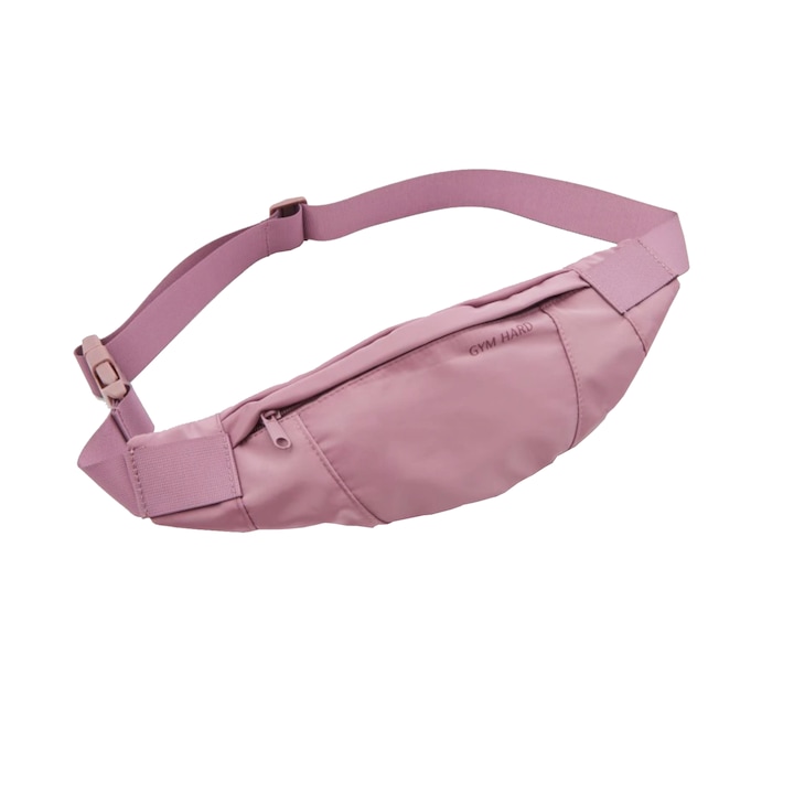 Спортна чанта Evia, водоустойчива, регулируем колан максимум 120 см, светло лилав