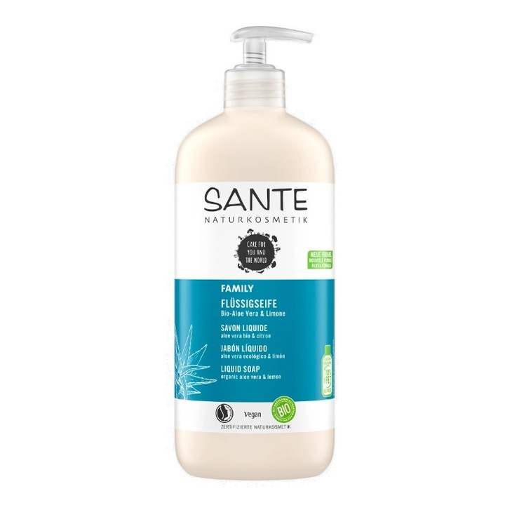 Течен сапун, Sante, Алое вера/Лимон, 500 мл