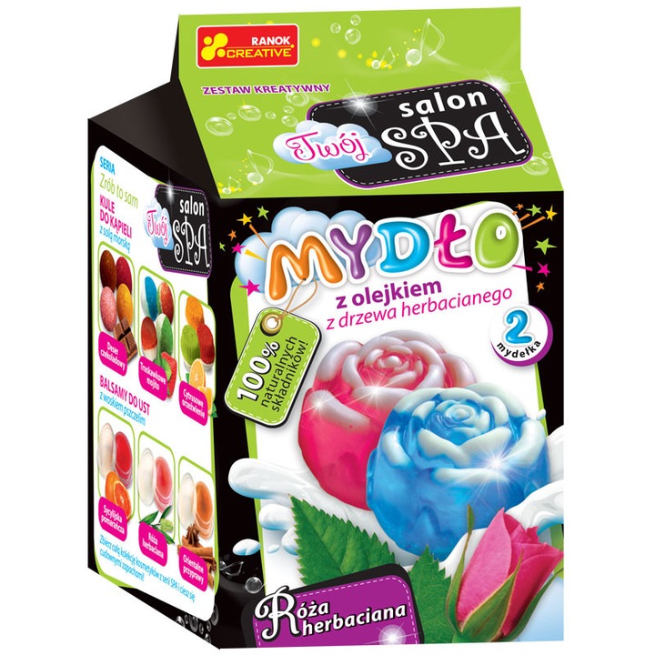 Kit de confectionare sapun pentru copii, Ranok, 9+ ani, Multicolor