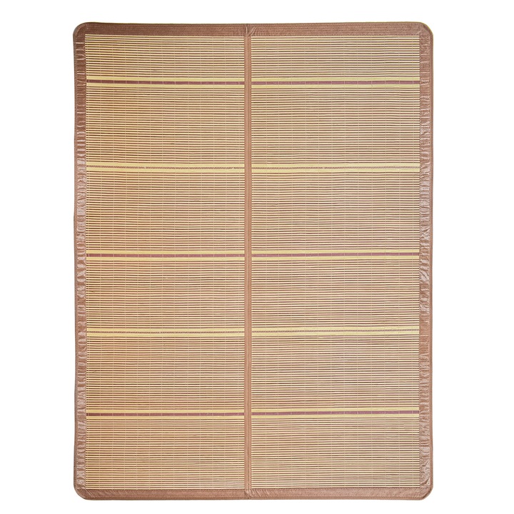 Bambusz fedőmatrac, összecsukható, Naimeed D4934, barna, 200x150cm