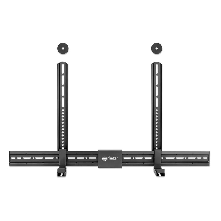 Suport universal pentru soundbar, reglabil, 3 variante instalare, Negru, Manhattan, 461849