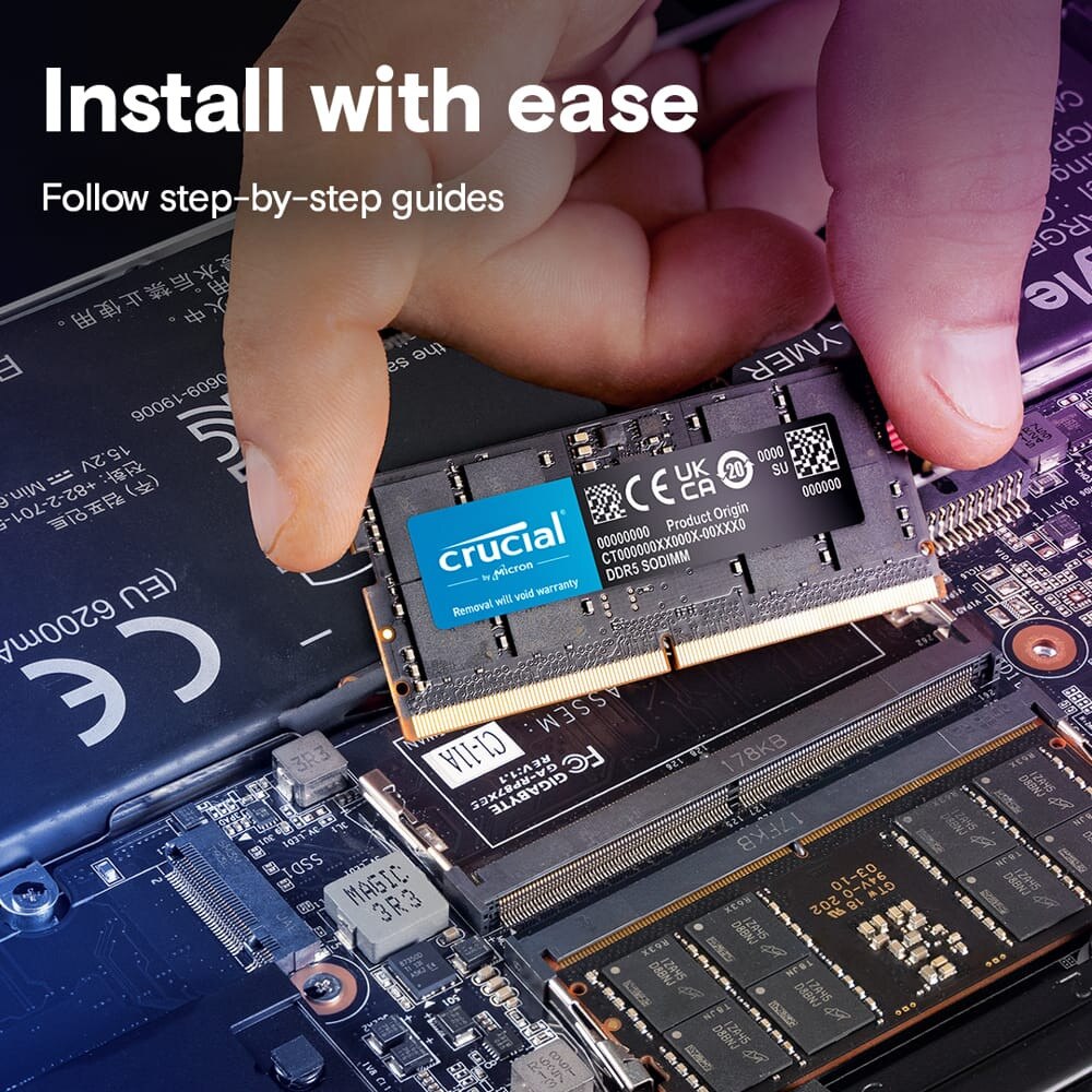 Memorie notebook 32GB DDR5 4800MHz CL40 - eMAG.ro