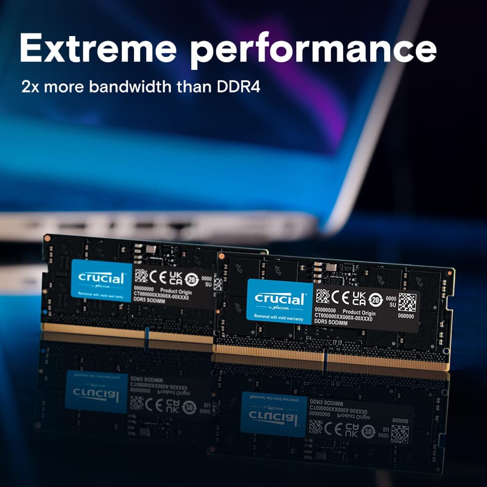 Memorie notebook 32GB DDR5 4800MHz CL40 - eMAG.ro