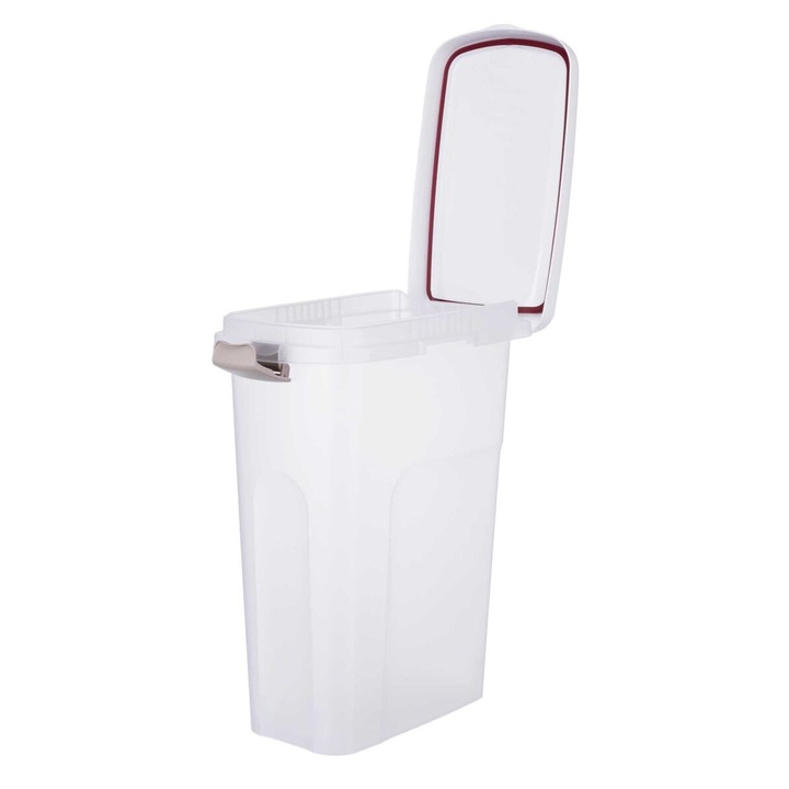 Recipient stocare mancare pentru animale, Trixie, 25l, 24x51x39cm, Plastic, Transparent