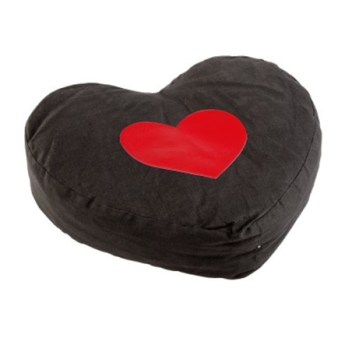 Pat confortabil pentru animale de companie, FERPLAST, Bumbac, 50x44x11cm, Negru/Rosu