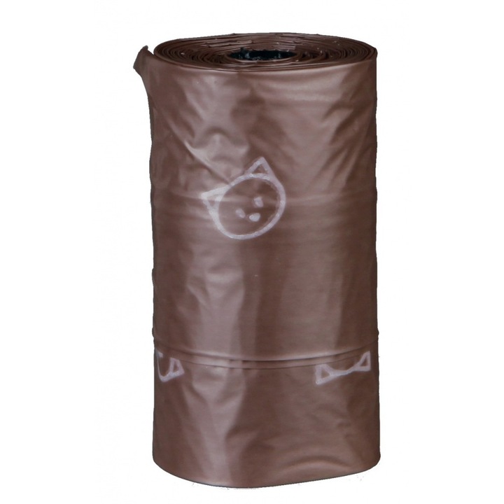 Saci de asternut pentru pisici, Trixie, 3 role, 3 litri, Maro