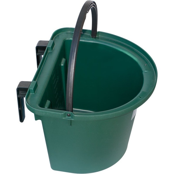 Hranitoare pentru cai, Copele, Plastic, 8L, 39x32x26cm, Verde