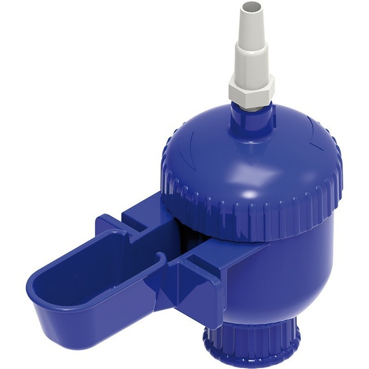 Adaptator automat pentru pasari, COPELE, Plastic, 5x11x11.5cm, Albastru/Alb