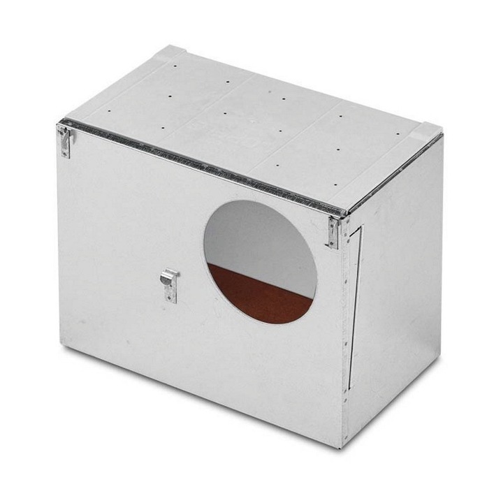 Cuib iepuri, Copele, Metal, 42 x 25 x 32 cm, Argintiu