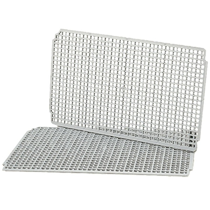 Мрежа за клетка за зайци, Copele, пластмаса, 40,5 x 24 x 3 см, сребриста