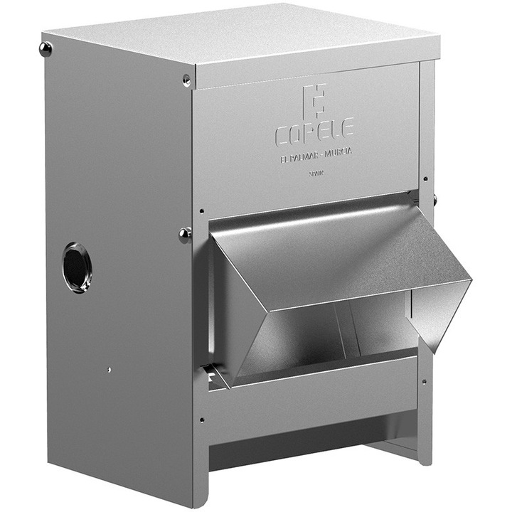 Adapator pentru pasari, Copele, Metal, 25 x 20.5 x 34 cm, Argintiu