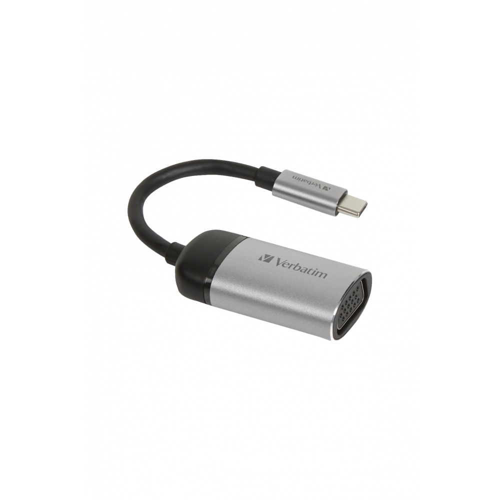 Adaptor Verbatim USB-C - VGA - USB 3.1 GEN 1/VGA 10 cm