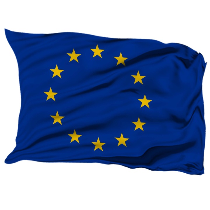 Drapel Uniunea Europeana, Exterior / Interior, Poliester, 135 cm x 90 cm, 160 g / mp