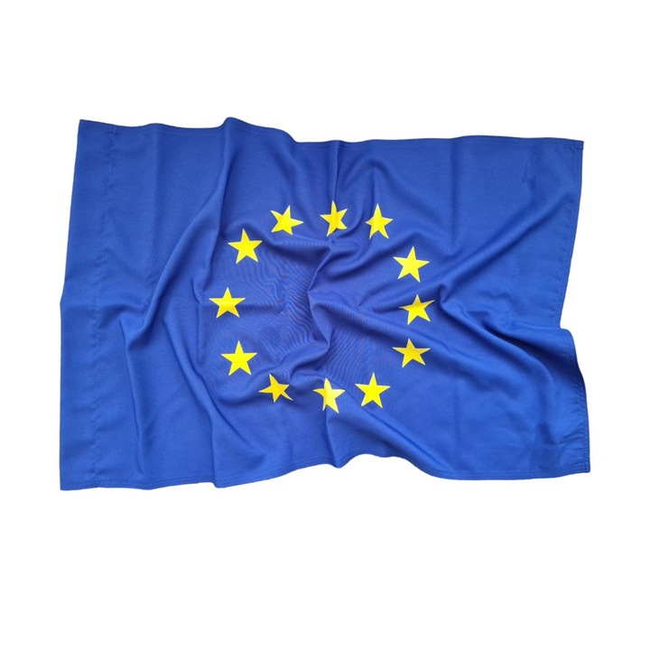 Drapel Uniunea Europeana, interior / exterior, Poliester, 90 cm x 60 cm, 160 g / mp