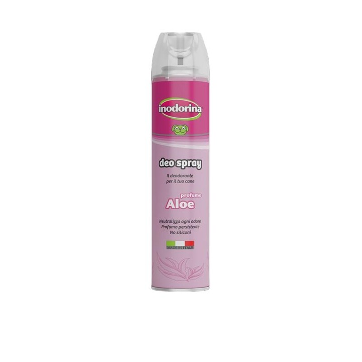 Dezodor spray kutyáknak, Inodorina, Aloe Vera, 300ml