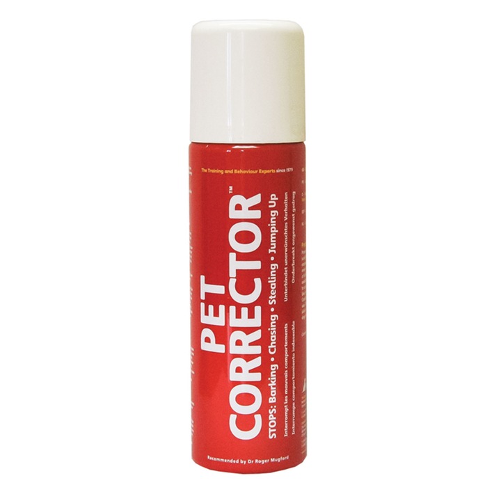 Spray-ul pentru caini potrivit pentru dresajul cainelui tau, 200ml, Alb/Rosu