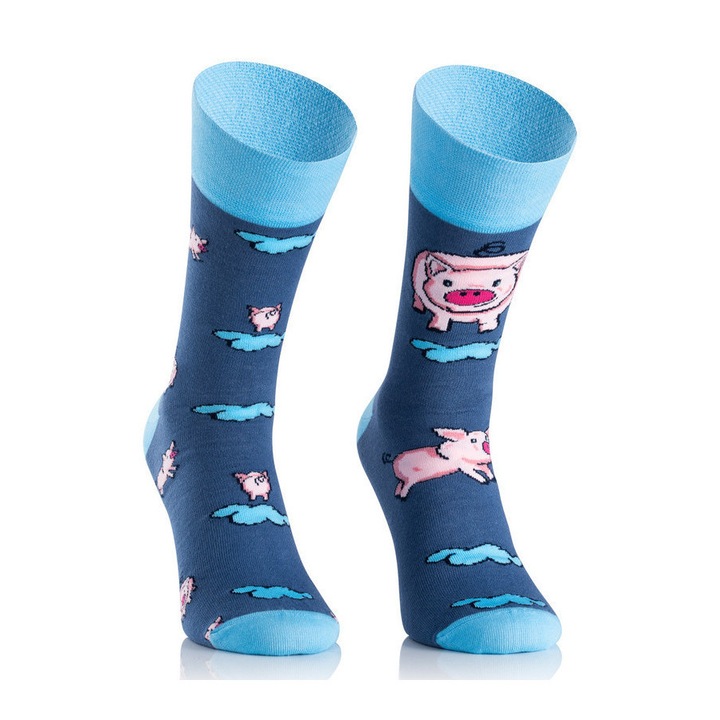 Памучни унисекс чорапи Little Piggy 28-30 EU, Многоцветни