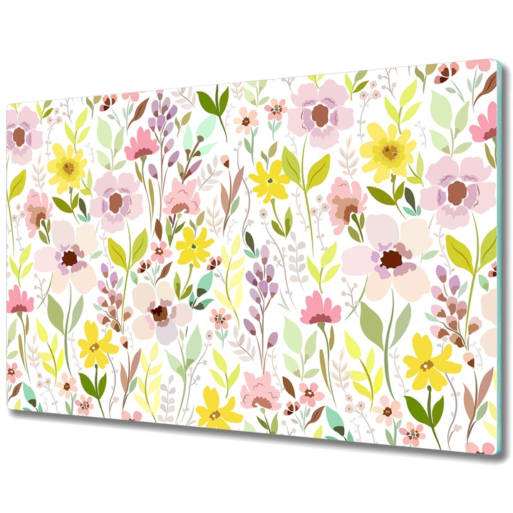 Tocator paine. Sticla. Dreptunghi. Gri Lemn. Gri. 80x52 cm. 010010520060000030406