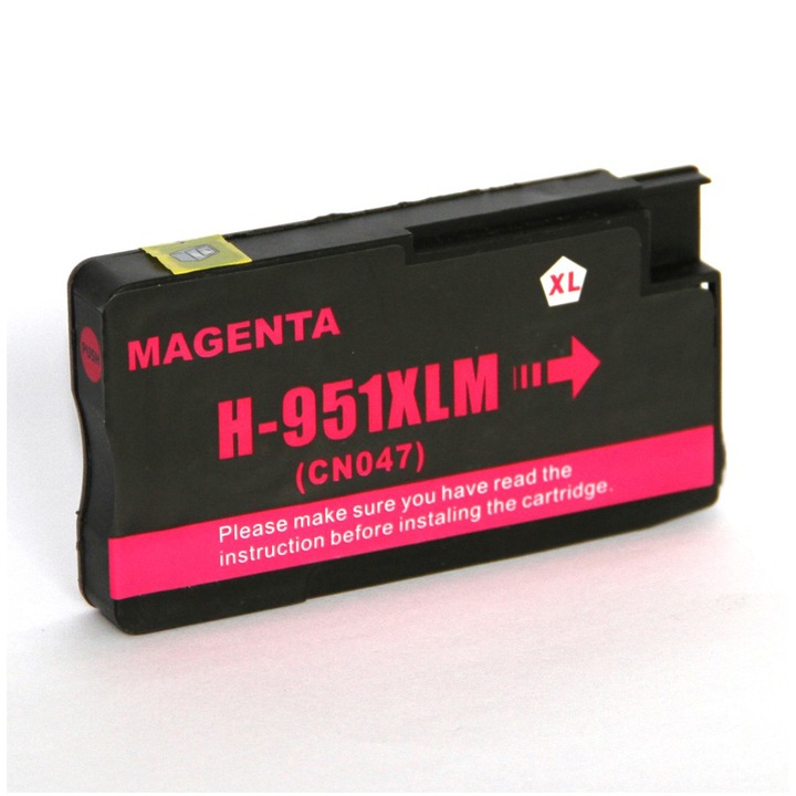 Cartus cerneala (inkjet), marca TIN, model compatibil cu HP CN047AE / HP 951XL Magenta, 2647 pagini, 30 ml