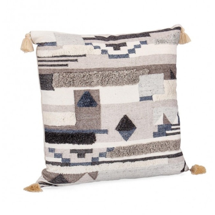 Set 4 perne decorative poliester Etnic 45x45 cm