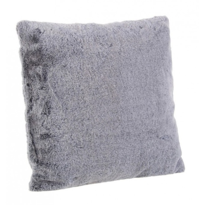 Set 4 perne decorative poliester gri Ginger 45x45 cm