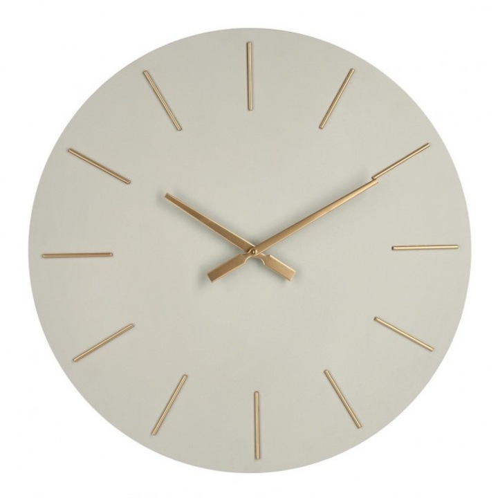Златисто бежов стенен часовник Timeline 60x5 см