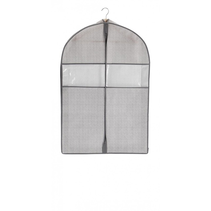 Tidy szürke textil ruhatároló huzat 60x10x88 cm