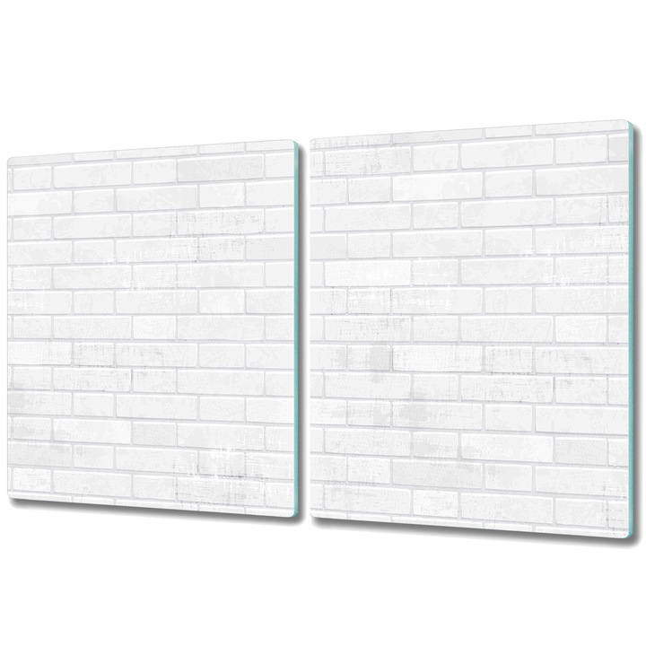 Tocator paine. Sticla. Dreptunghi. Epoca Din Lemn De Heringbone. Maro. 2x40x52 cm. 010010520020000031502