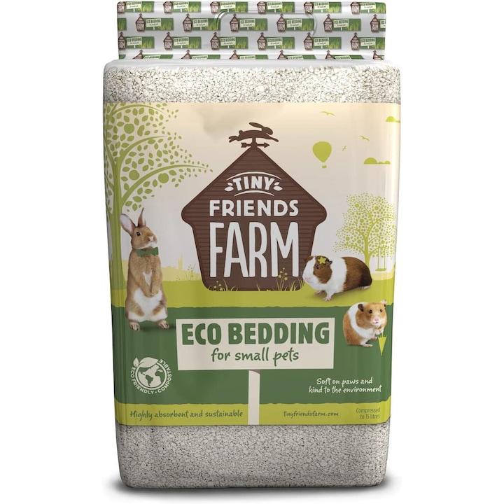 Asternut eco pentru iepuri si alte rozatoare, Tiny Friends Farm