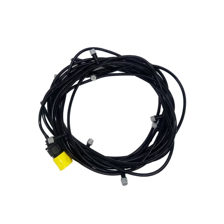 Saiconcept® Комплект за охлаждане на тераса тип завеса, 10 м дължина, 10 дюзи за пръскане